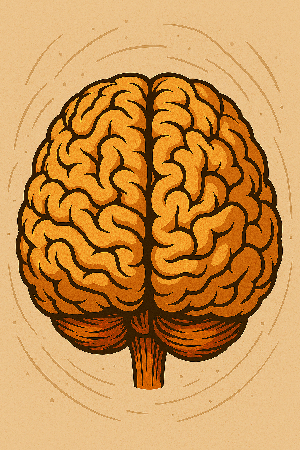 Illustration showing neural networks and cognitive variation.